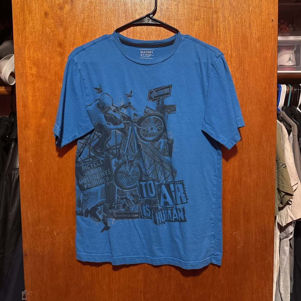 Old Navy Kids's Vintage Motorcycle Works American Navy T-Shirt